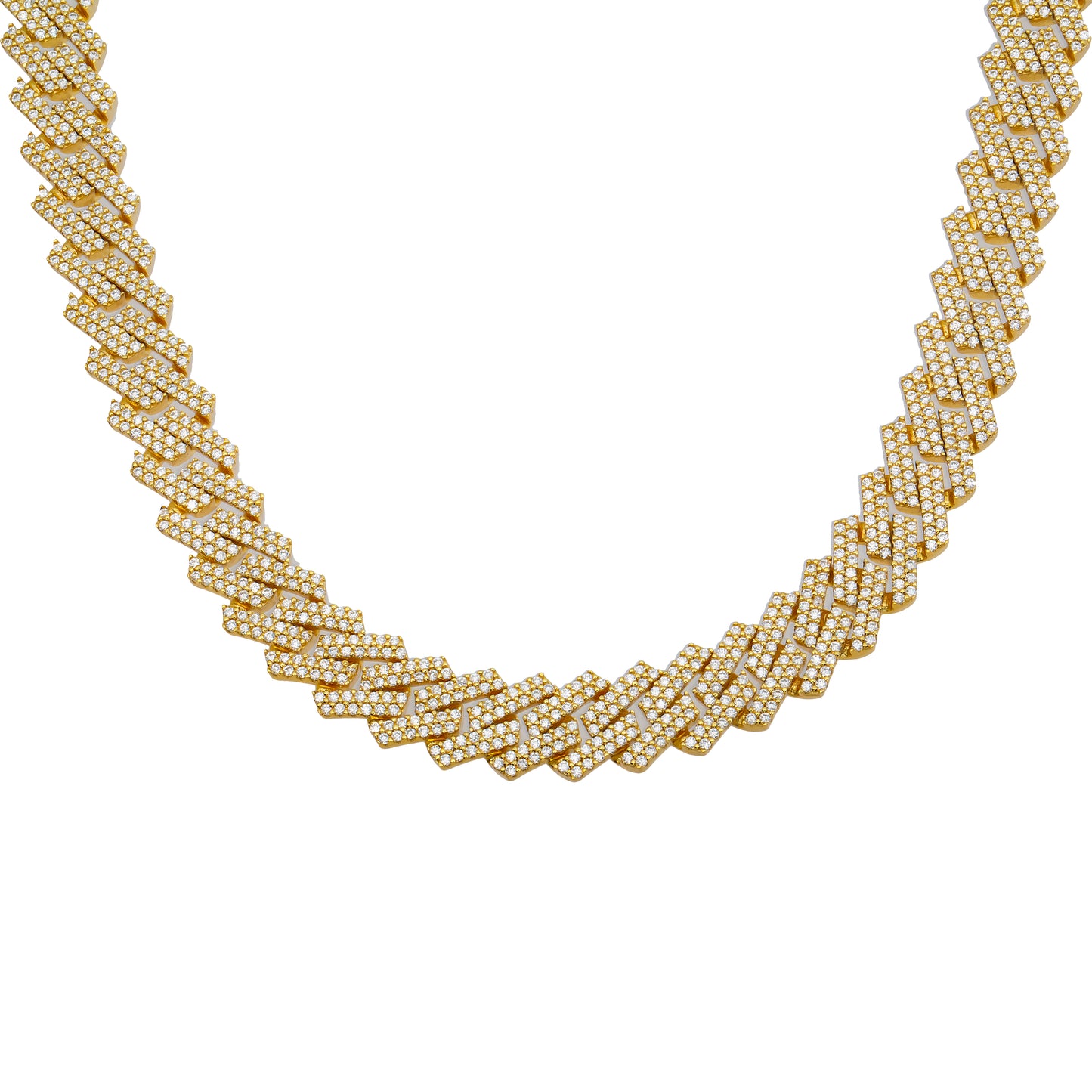 Yellow Gold 14MM Miami Cuban 20"