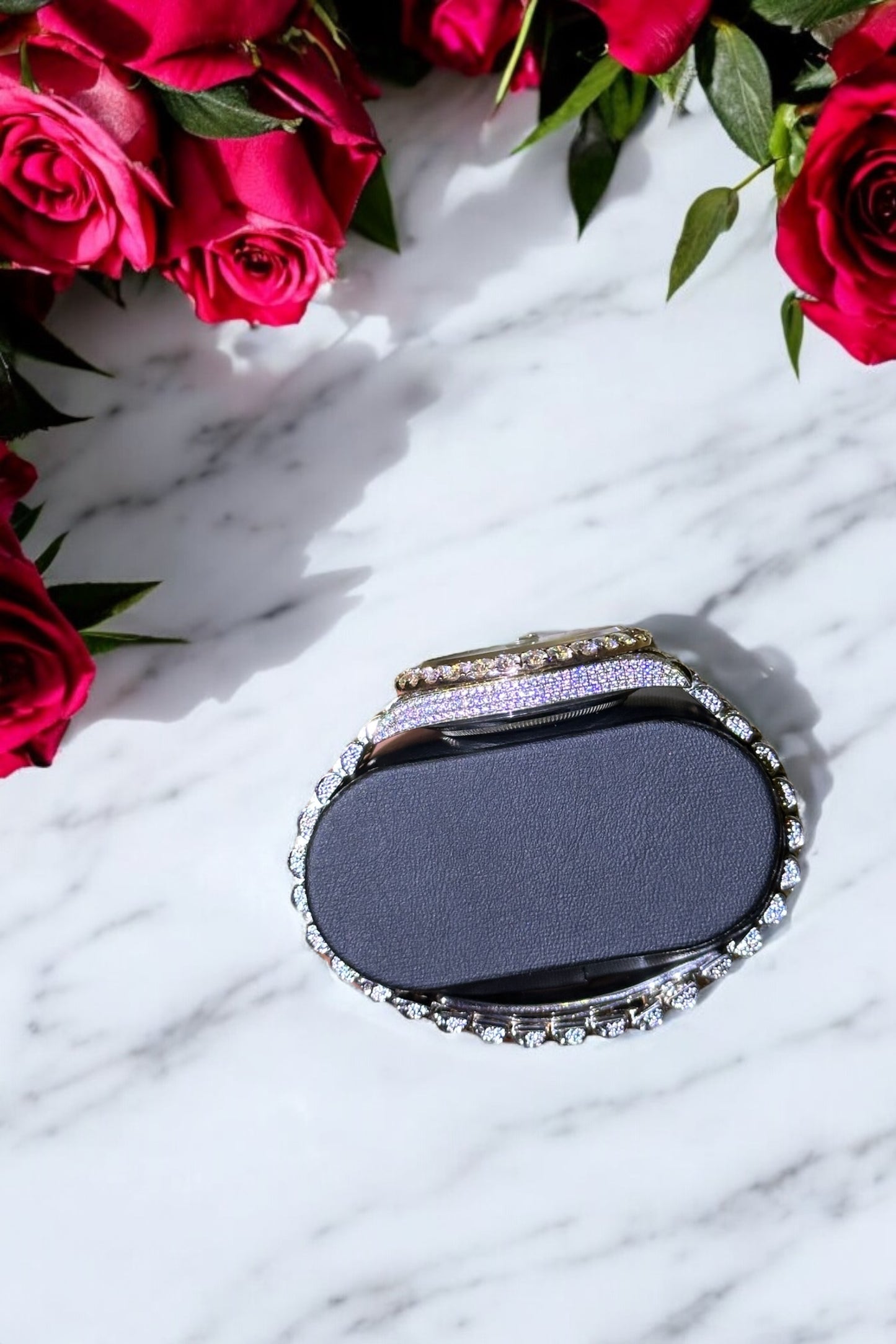 Rose Gold 41MM Handset Moissanite Watch 40MM